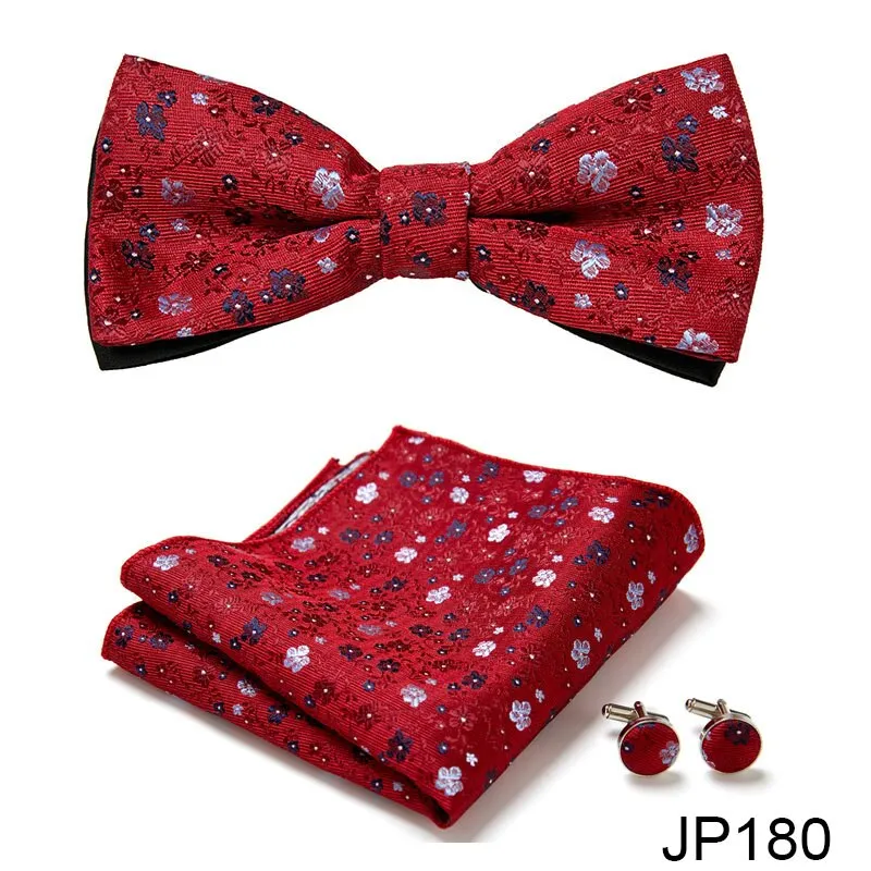 Men Bow Tie And Pocket Square