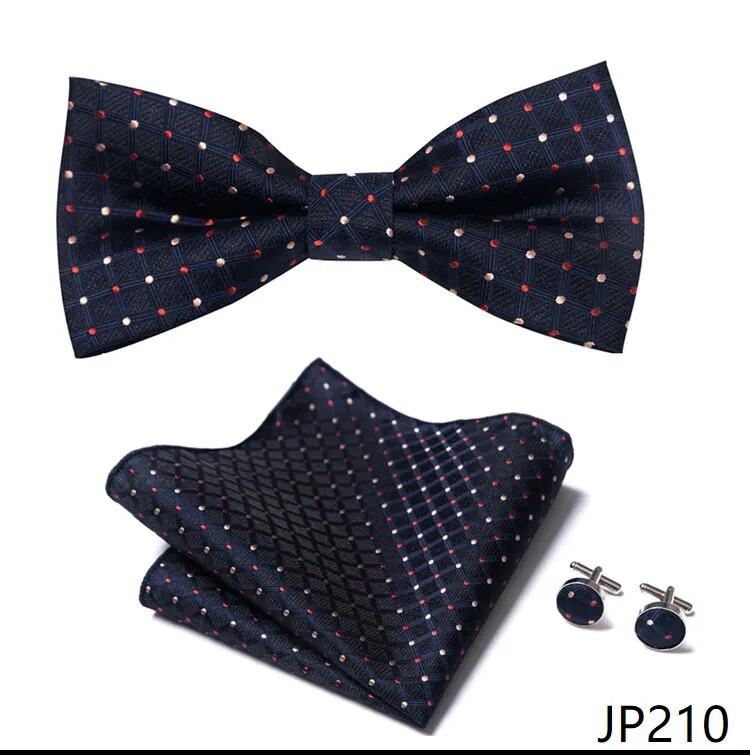 Men Bow Tie And Pocket Square