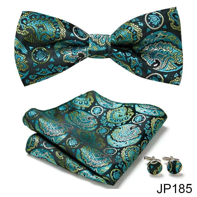 Men Bow Tie And Pocket Square