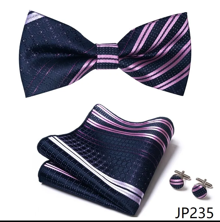 Men Bow Tie And Pocket Square
