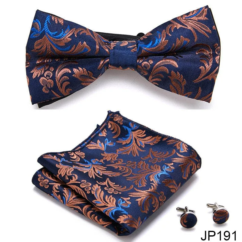 Men Bow Tie And Pocket Square