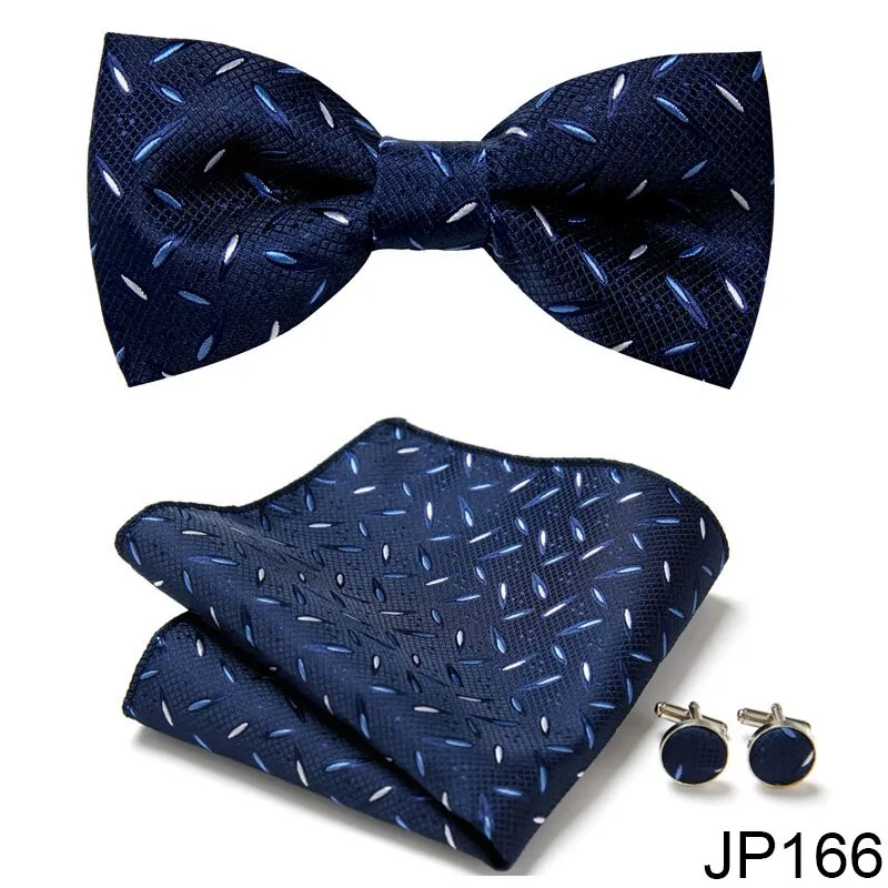Men Bow Tie And Pocket Square