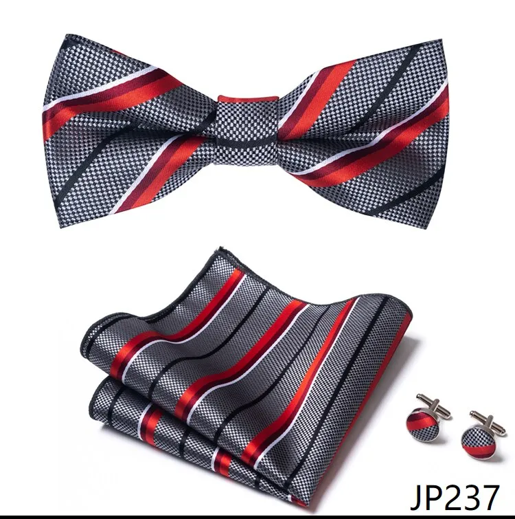Men Bow Tie And Pocket Square