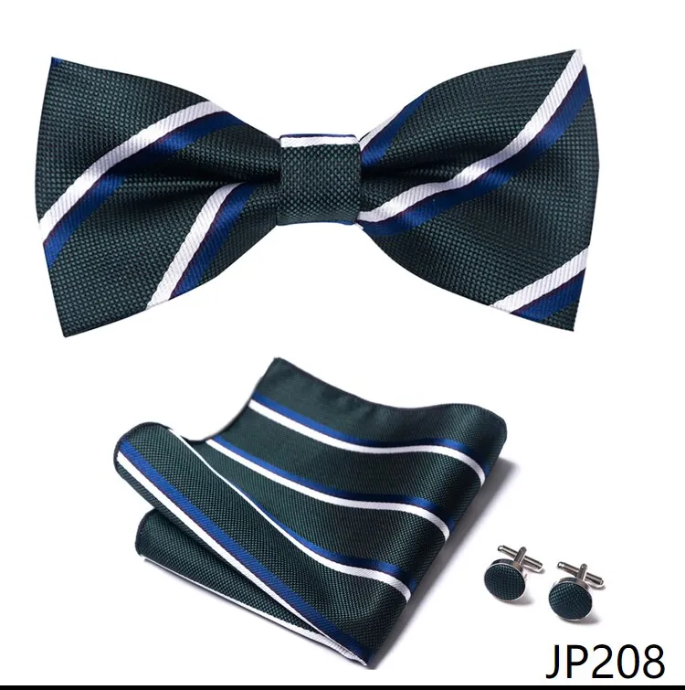 Men Bow Tie And Pocket Square