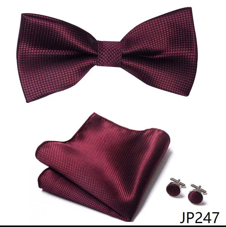 Men Bow Tie And Pocket Square