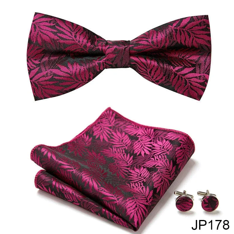 Men Bow Tie And Pocket Square