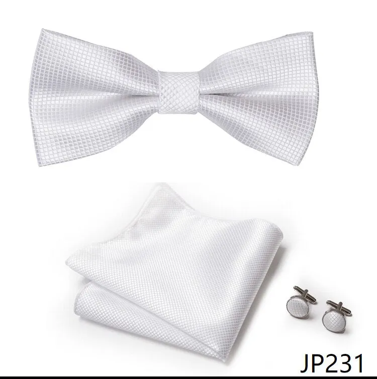 Men Bow Tie And Pocket Square