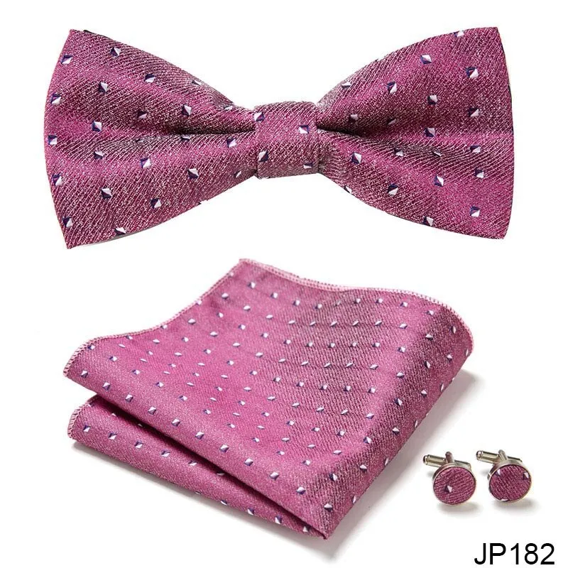 Men Bow Tie And Pocket Square