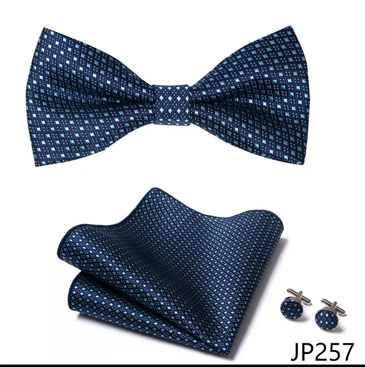 Men Bow Tie And Pocket Square