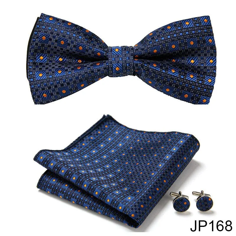 Men Bow Tie And Pocket Square