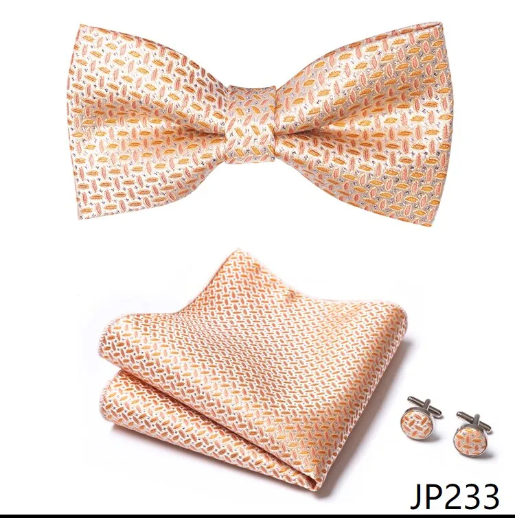 Men Bow Tie And Pocket Square
