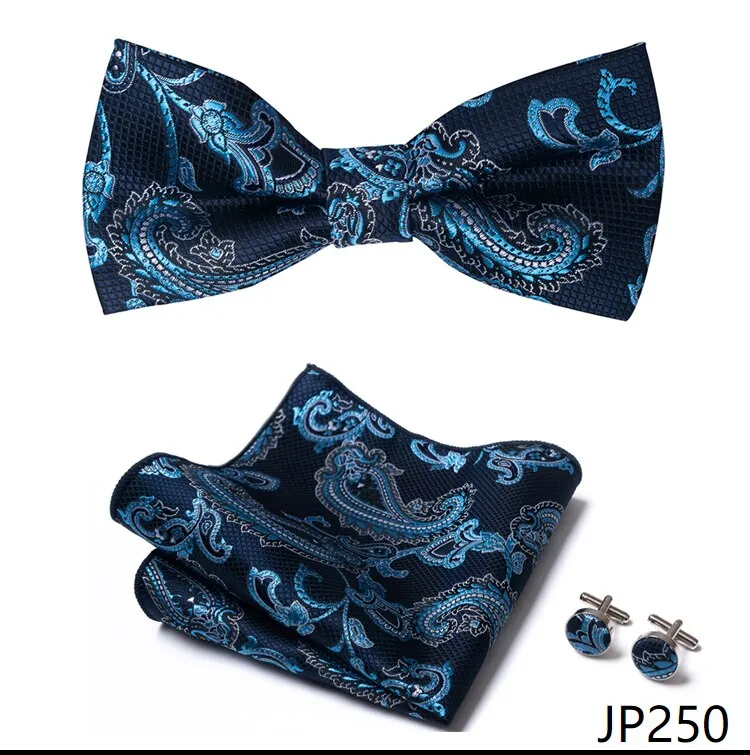 Men Bow Tie And Pocket Square