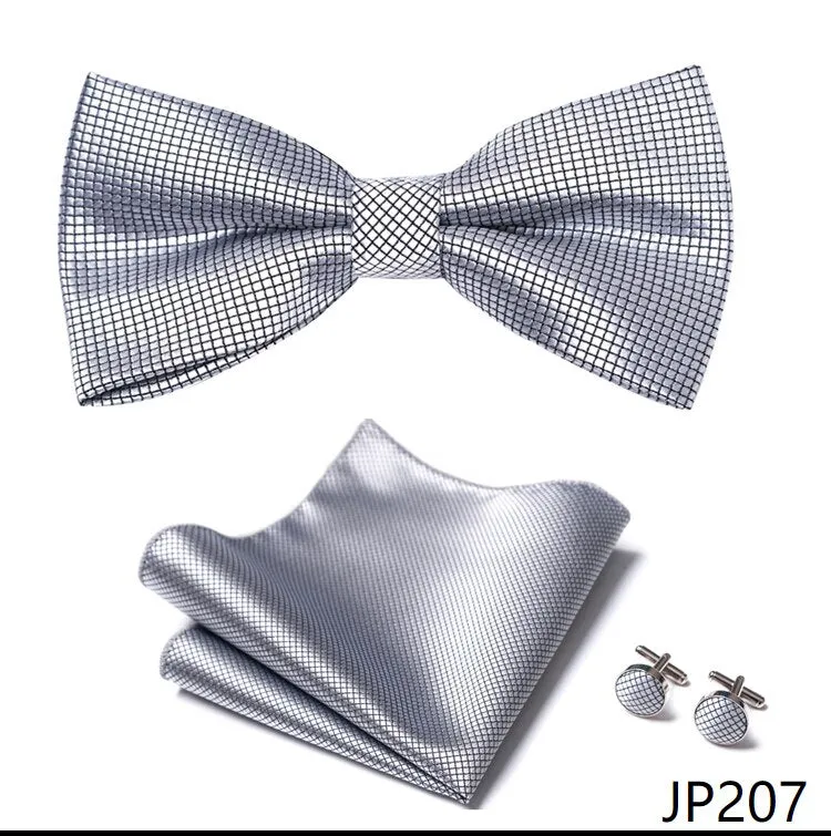 Men Bow Tie And Pocket Square