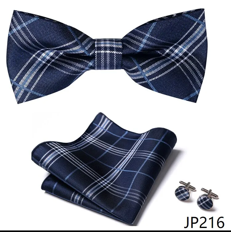 Men Bow Tie And Pocket Square