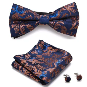 Men Bow Tie And Pocket Square