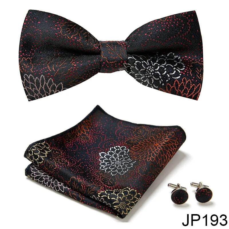 Men Bow Tie And Pocket Square