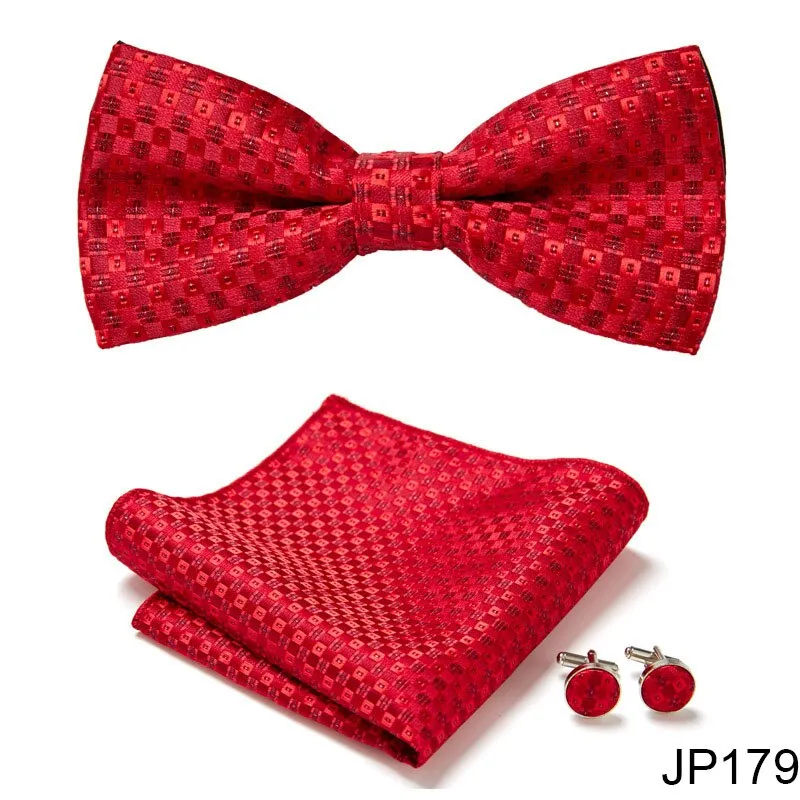 Men Bow Tie And Pocket Square