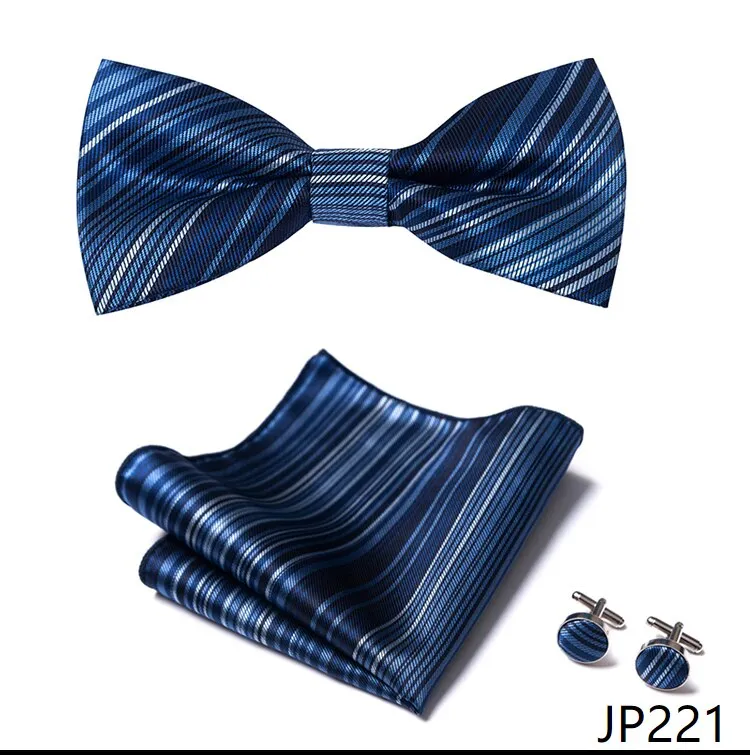 Men Bow Tie And Pocket Square