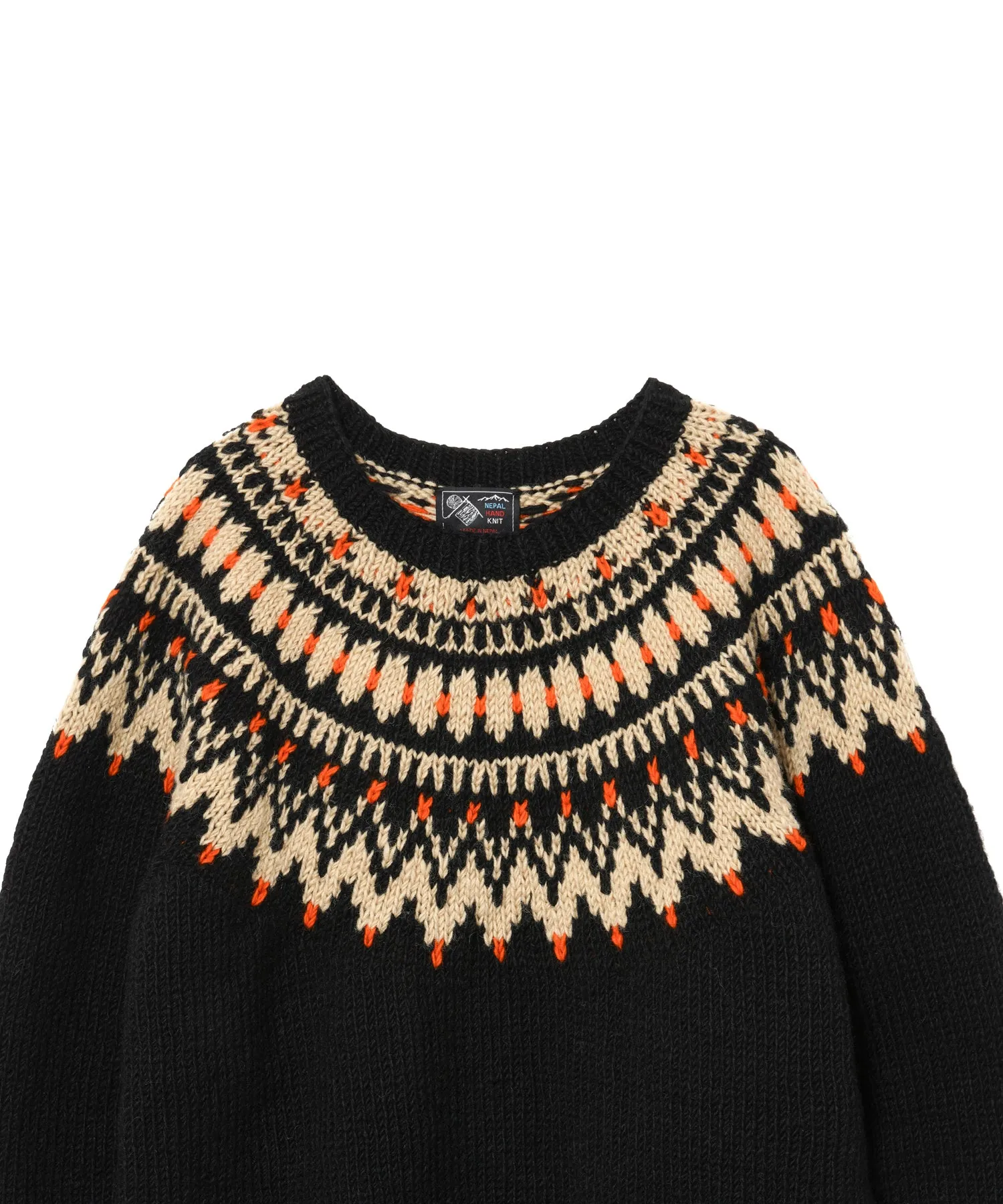 【MEN】ノルディッククルーネックニット