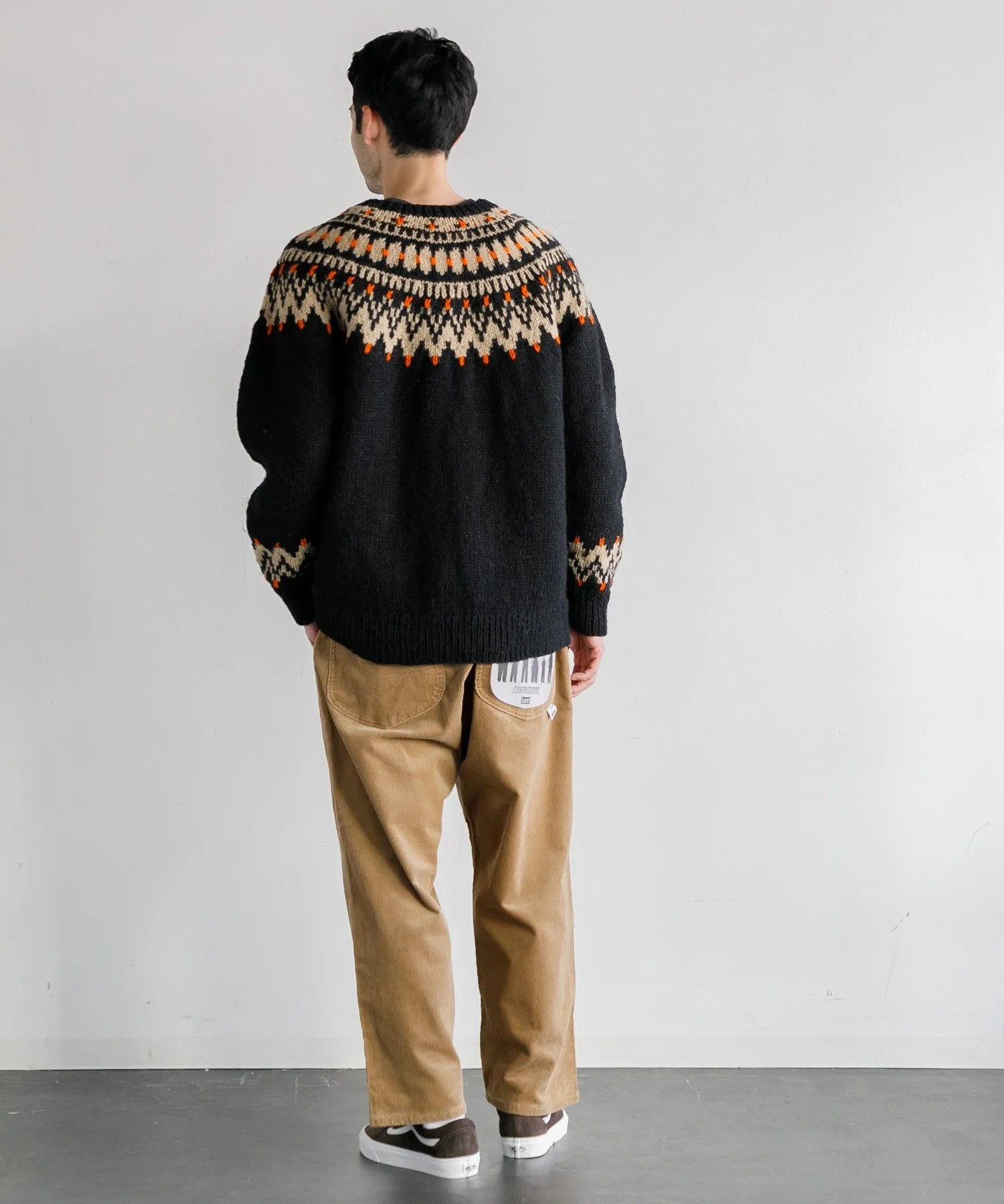 【MEN】ノルディッククルーネックニット