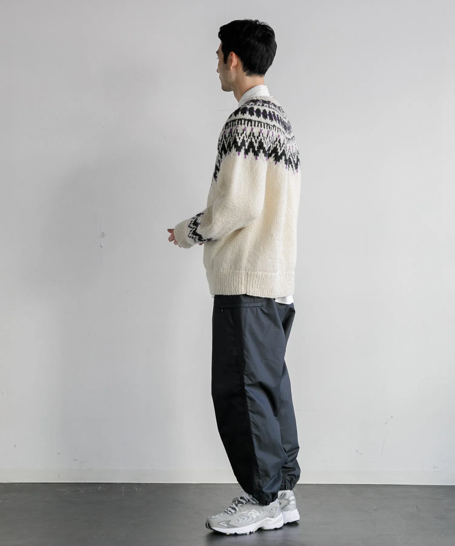 【MEN】ノルディッククルーネックニット