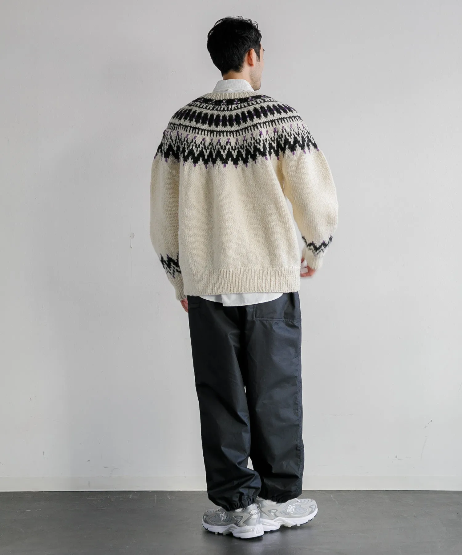 【MEN】ノルディッククルーネックニット