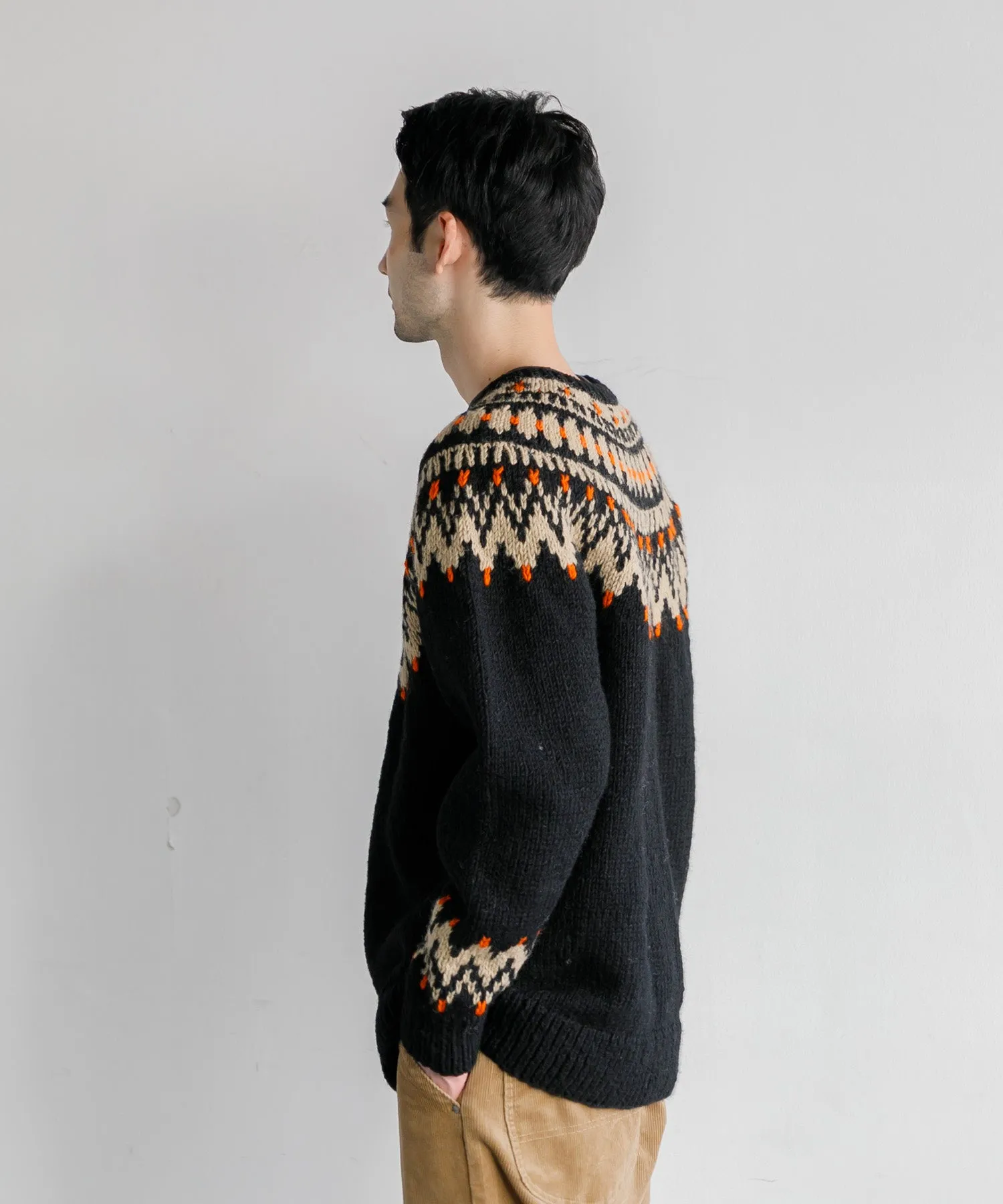 【MEN】ノルディッククルーネックニット