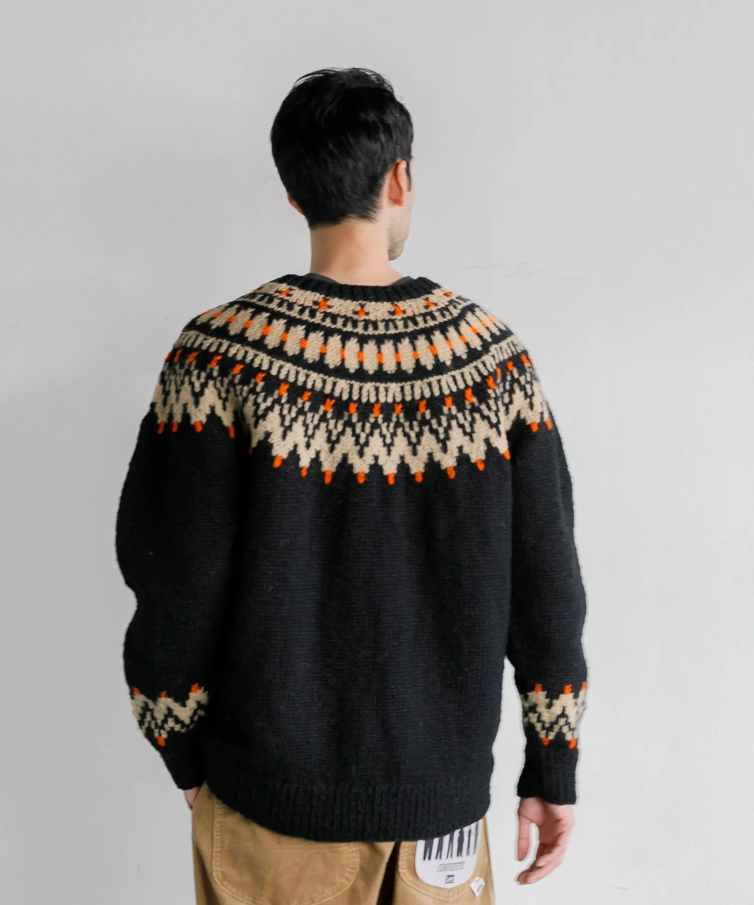 【MEN】ノルディッククルーネックニット