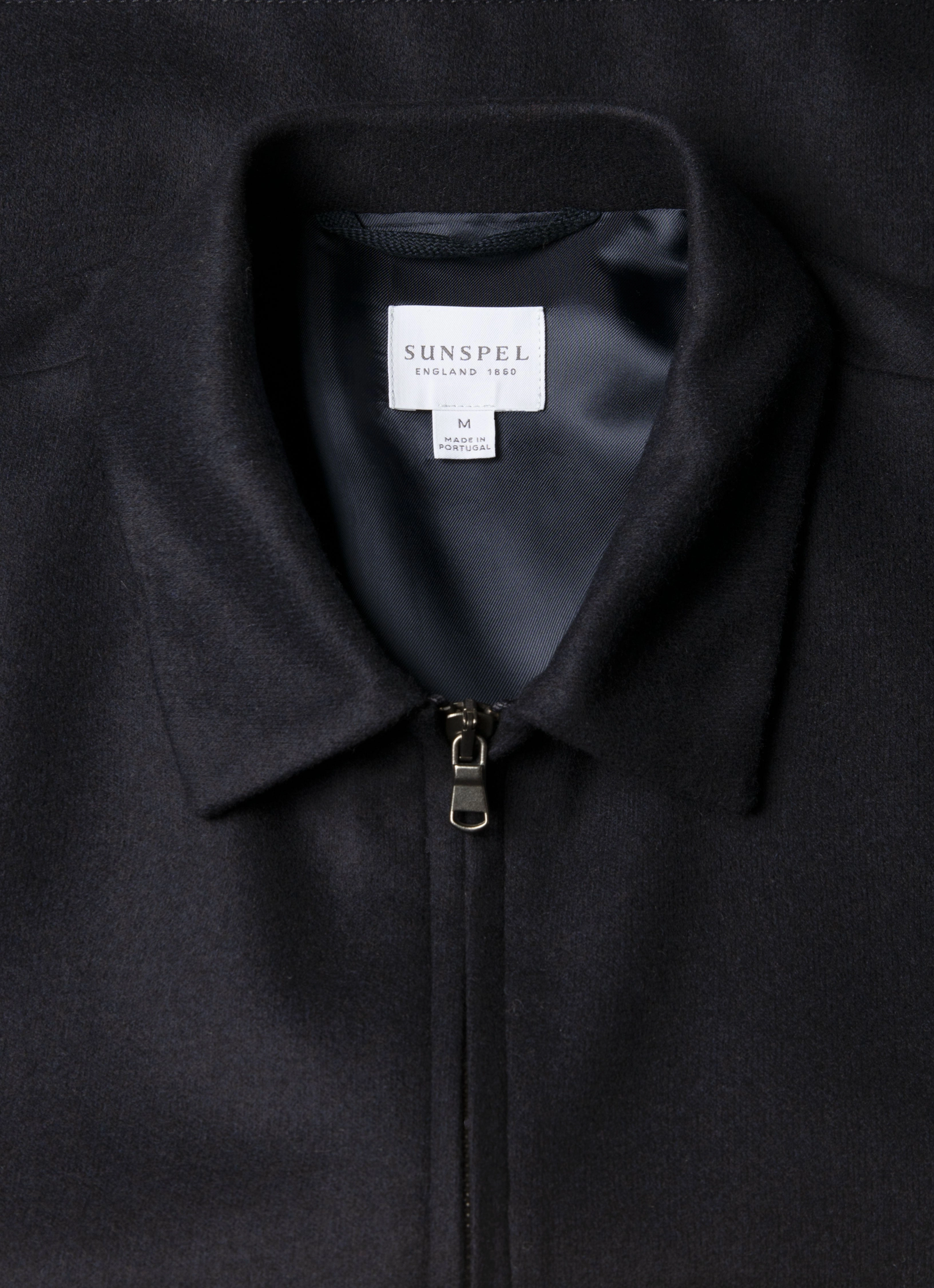 Storm Shield Men's Boiled Wool Harrington Jacket in Navy