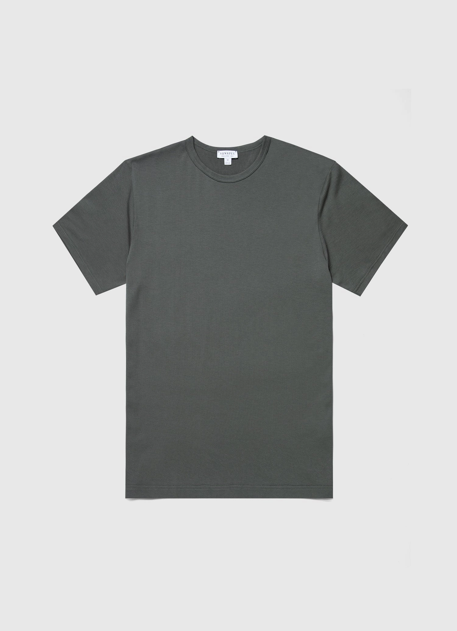 Men's Classic T-shirt in Drill Green Comfort Stretch