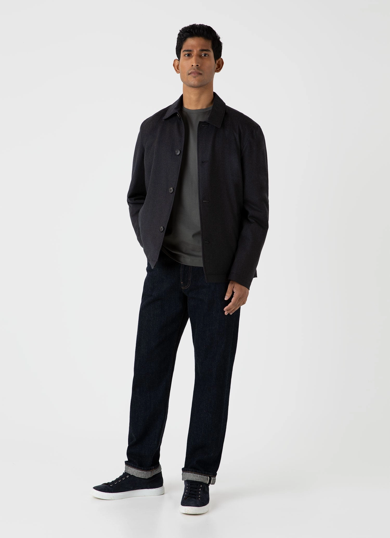 Men's Classic T-shirt in Drill Green Active Wear Fit