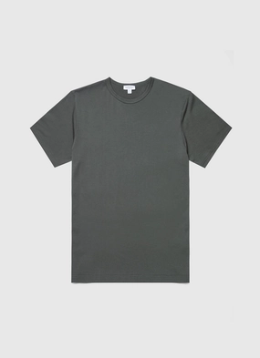 Men's Classic T-shirt in Drill Green Versatile Layer Men's Classic T-shirt in Drill Green Comfort Stretch
