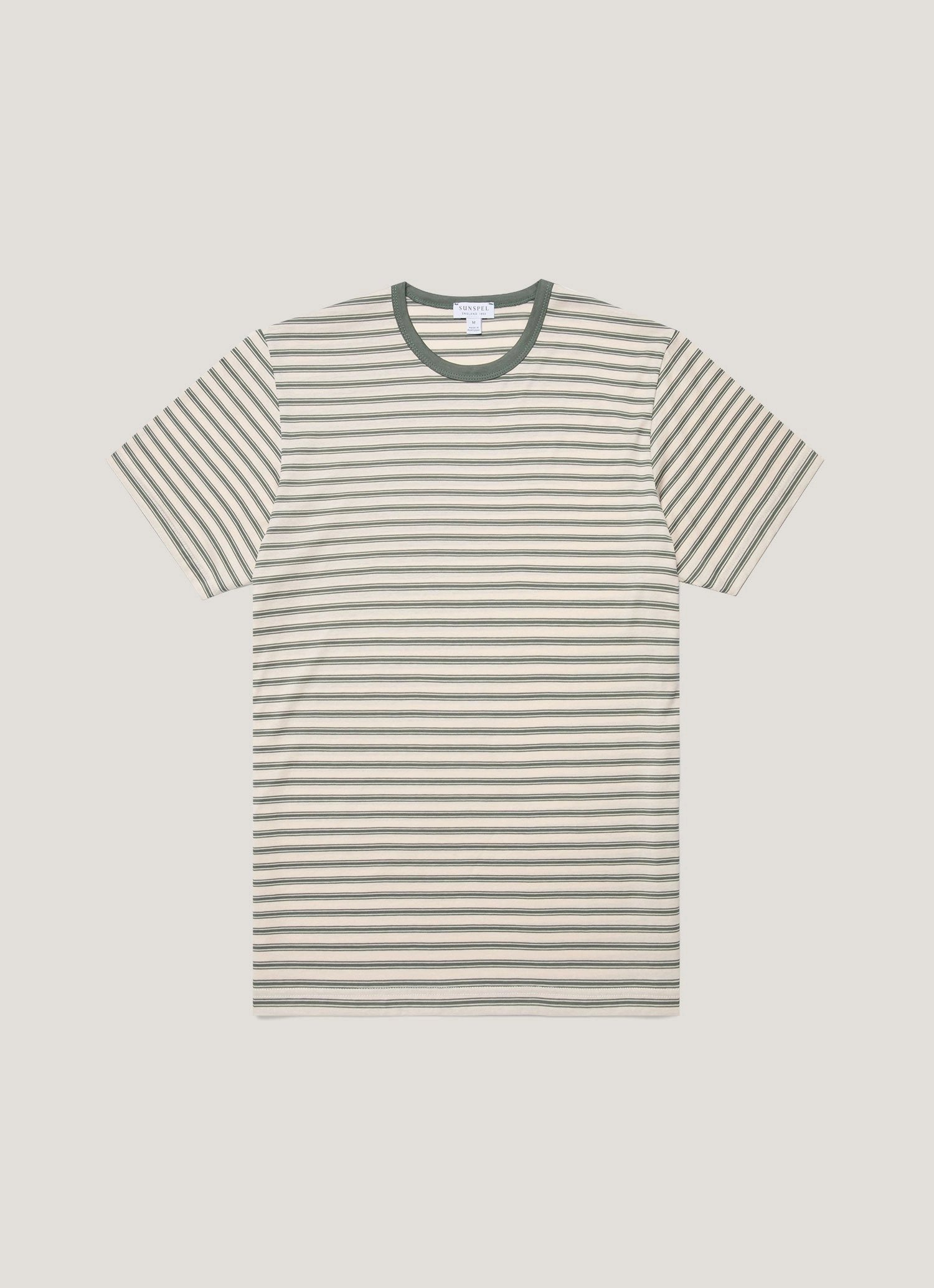 Fresh Vibes MicroPiqueKnit Men's Classic T-shirt in Dusk Green/Undyed