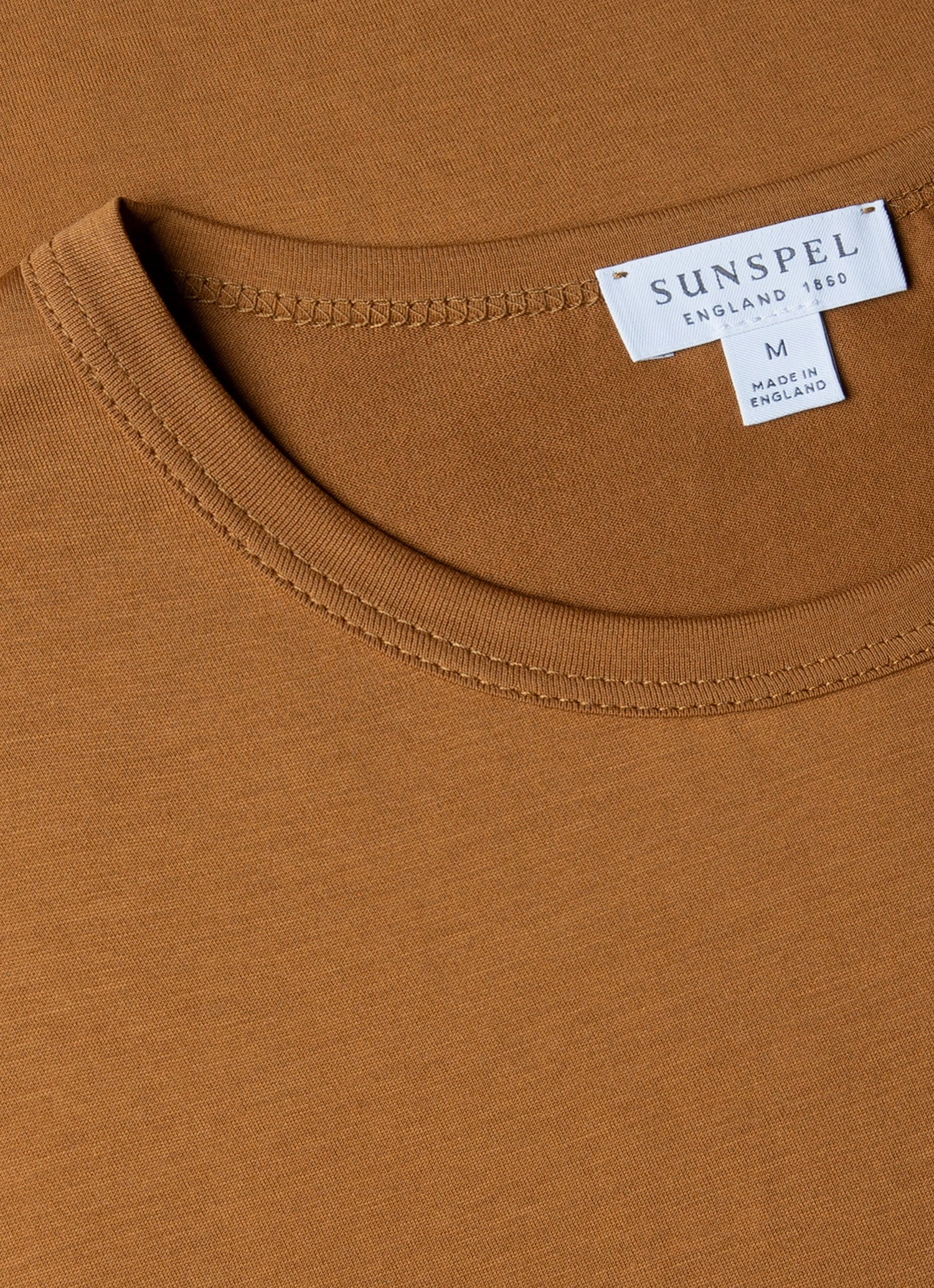 Men's Classic T-shirt in Golden Brown Chic Comfort Style