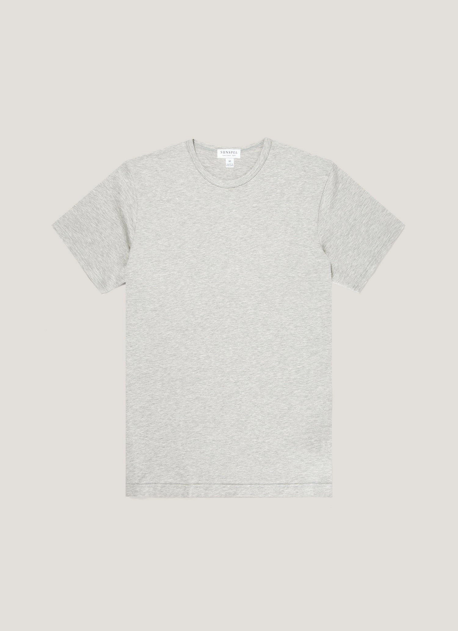 Men's Classic T-shirt in Grey Melange Timeless Layering