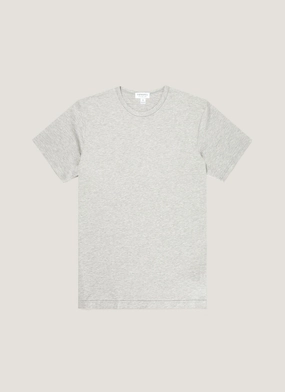 Men's Classic T-shirt in Grey Melange Unique Style Men's Classic T-shirt in Grey Melange Timeless Layering