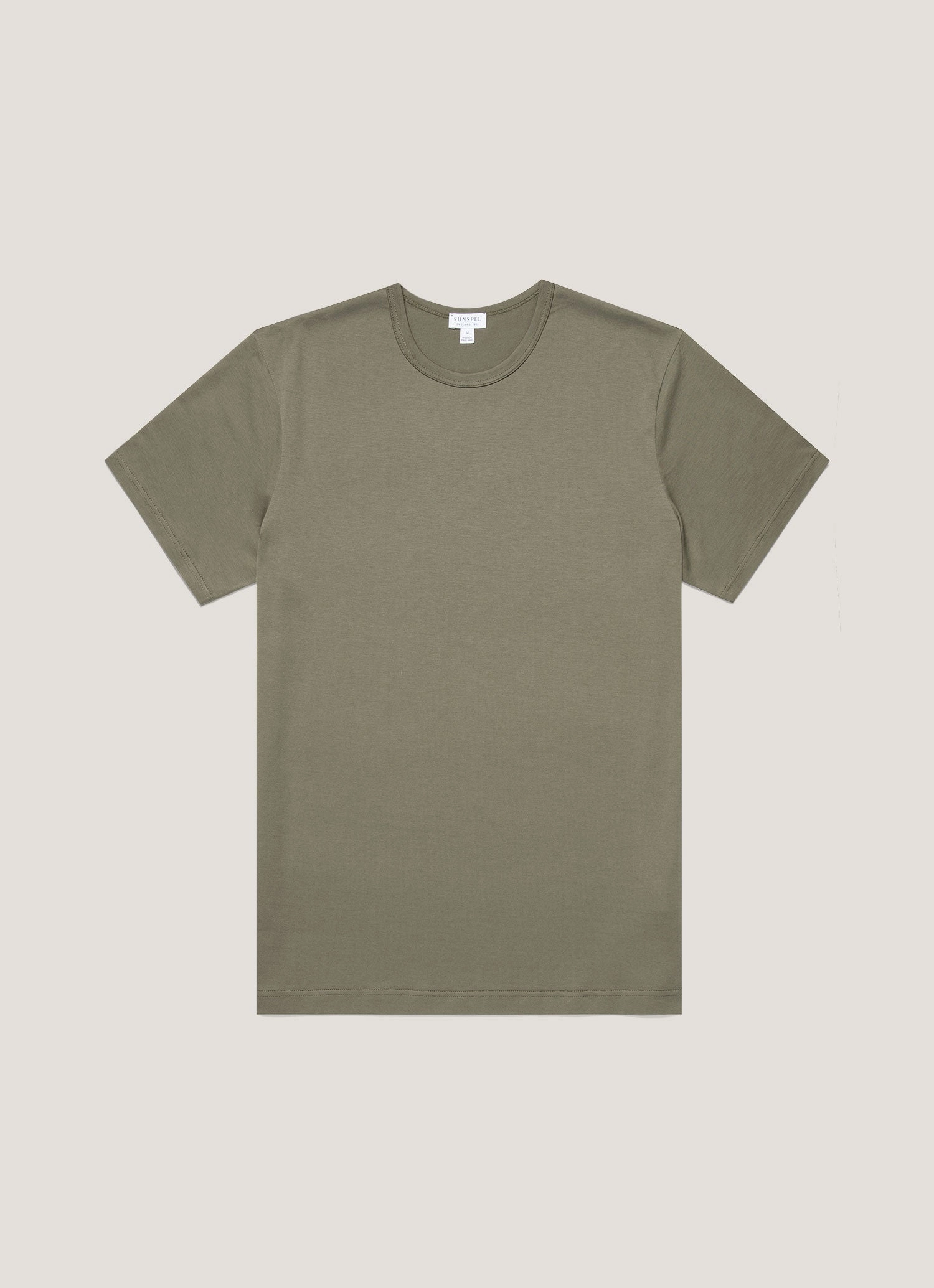 Men's Classic T-shirt in Khaki Comfy Flex
