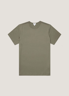 Men's Classic T-shirt in Khaki Must - have item Men's Classic T-shirt in Khaki Comfy Flex