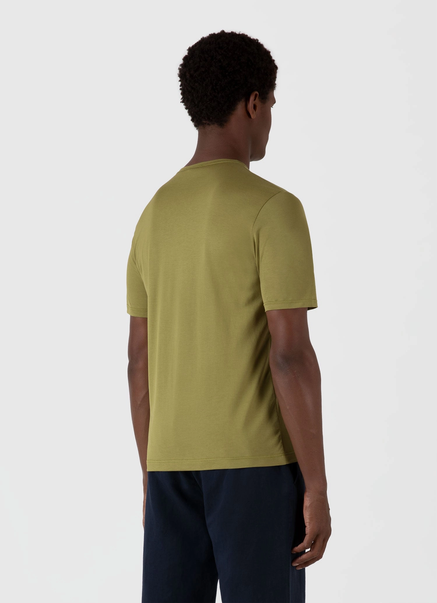 Men's Classic T-shirt in Matcha Green Minimalist fashion