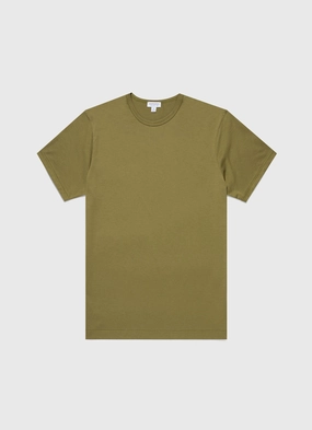 Men's Classic T-shirt in Matcha Green Classic Graphic Sleek Fit Wear Vibrant Prints Men's Classic T-shirt in Matcha Green
