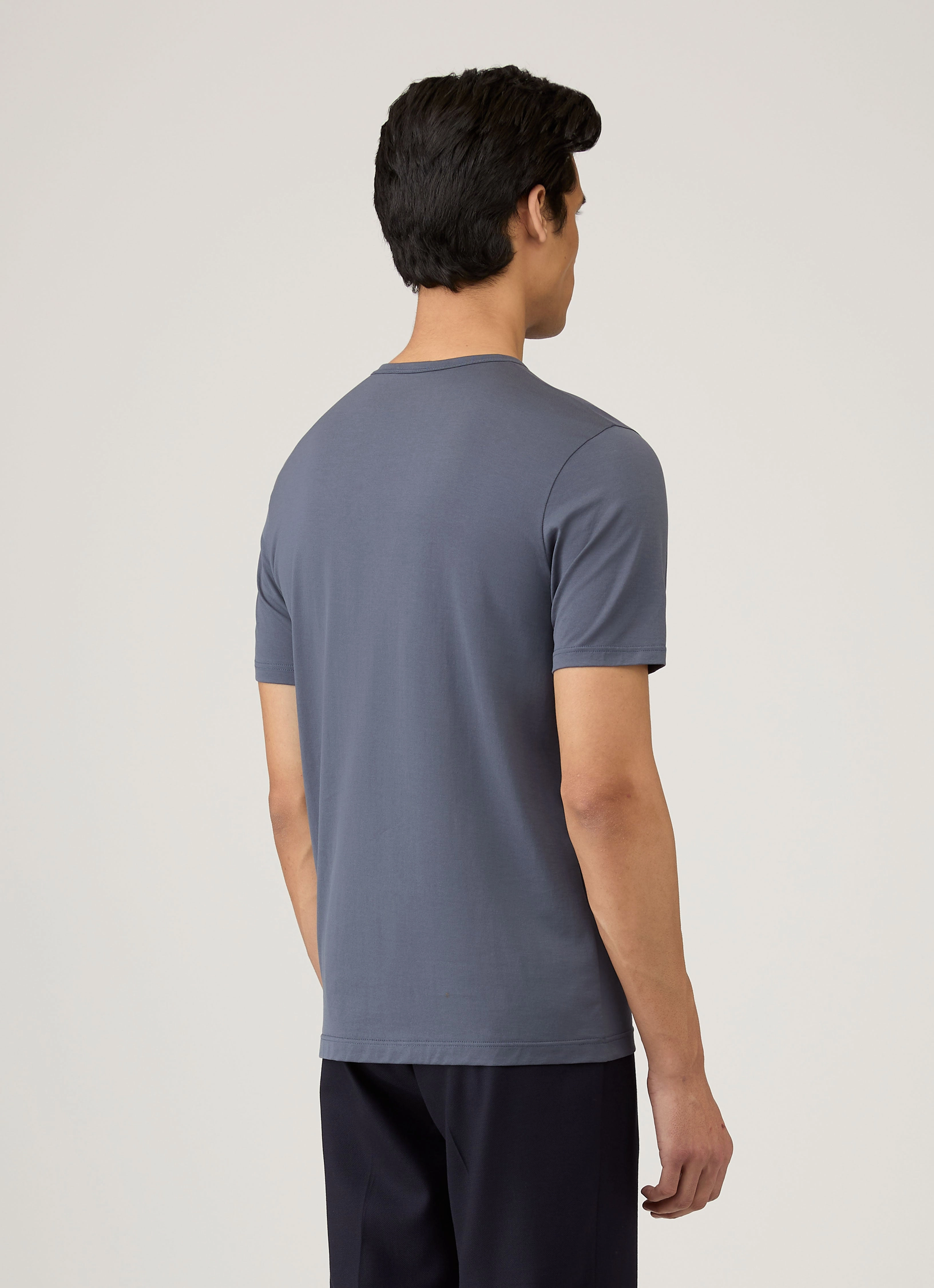 Sport Flex Minimalistic Wear Men's Classic T-shirt in Slate Blue