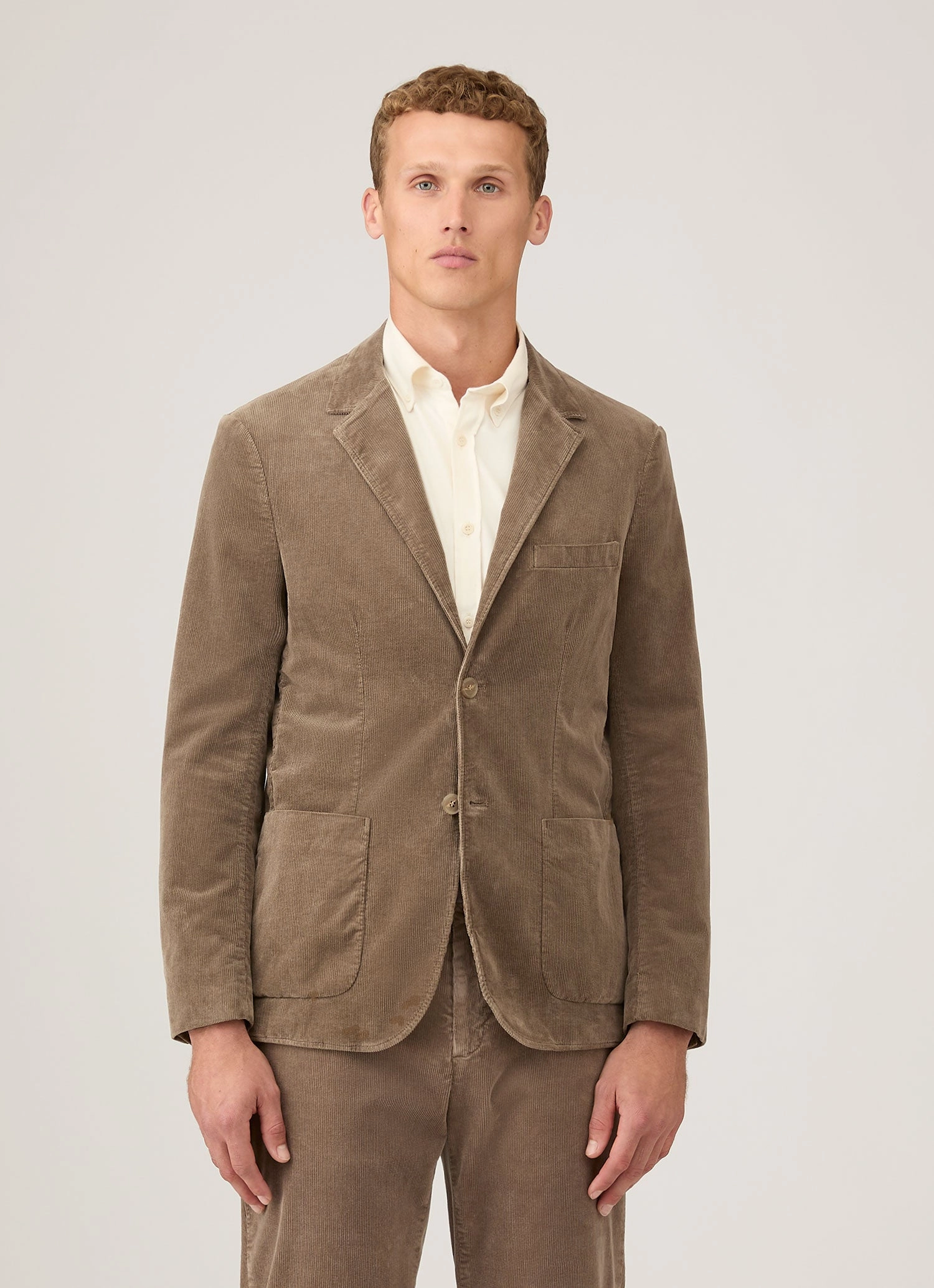 QuickAccessPockets Men's Corduroy Blazer in Bark