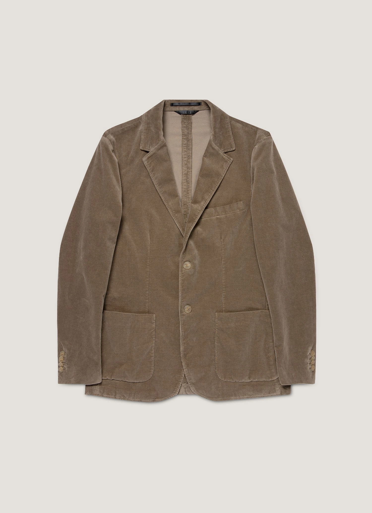 Men's Corduroy Blazer in Bark Makeup