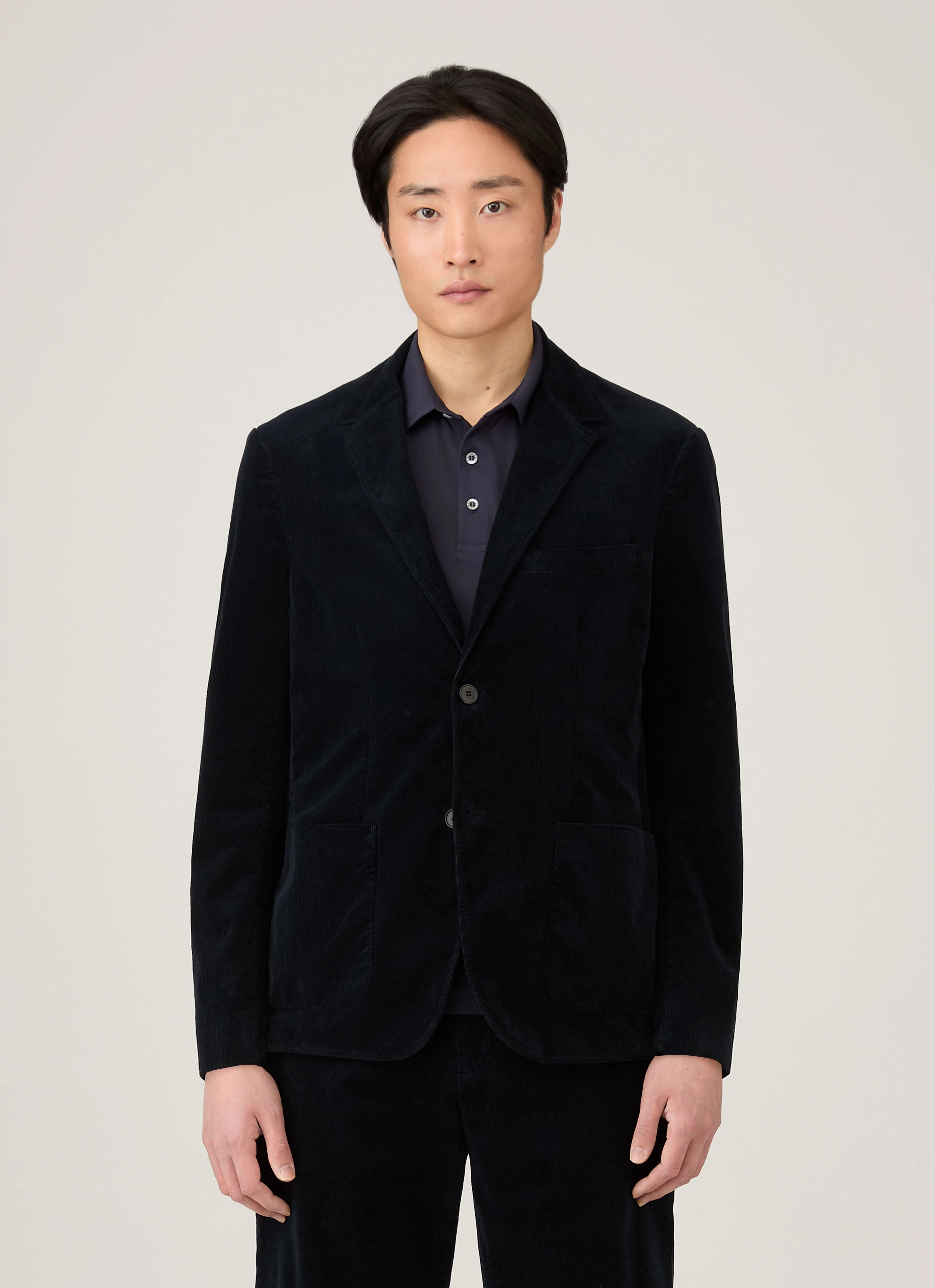 birthday celebration Rain Comfort Men's Corduroy Blazer in Navy