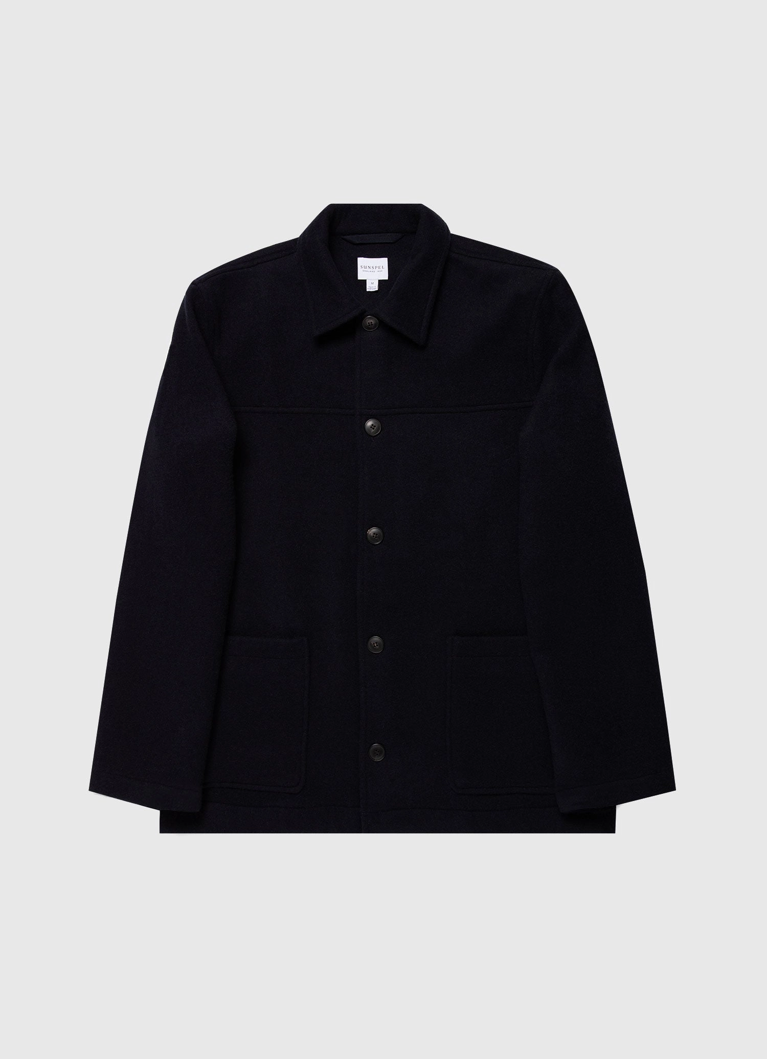 Sense color - coordinating Men's Double Faced Chore Jacket in Navy