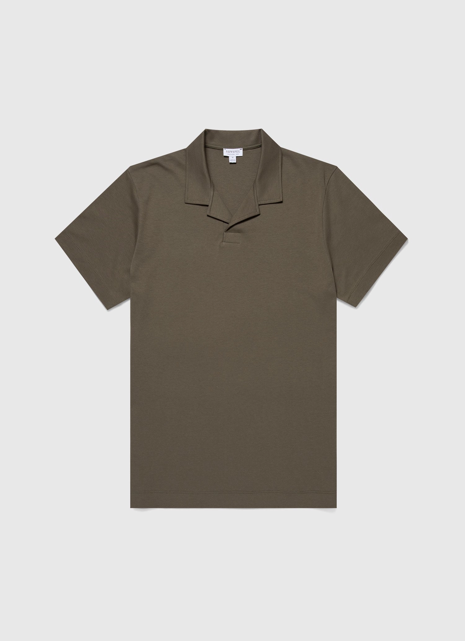 Layer Ready Timeless Shirt Men's Heavyweight Polo Shirt in Khaki