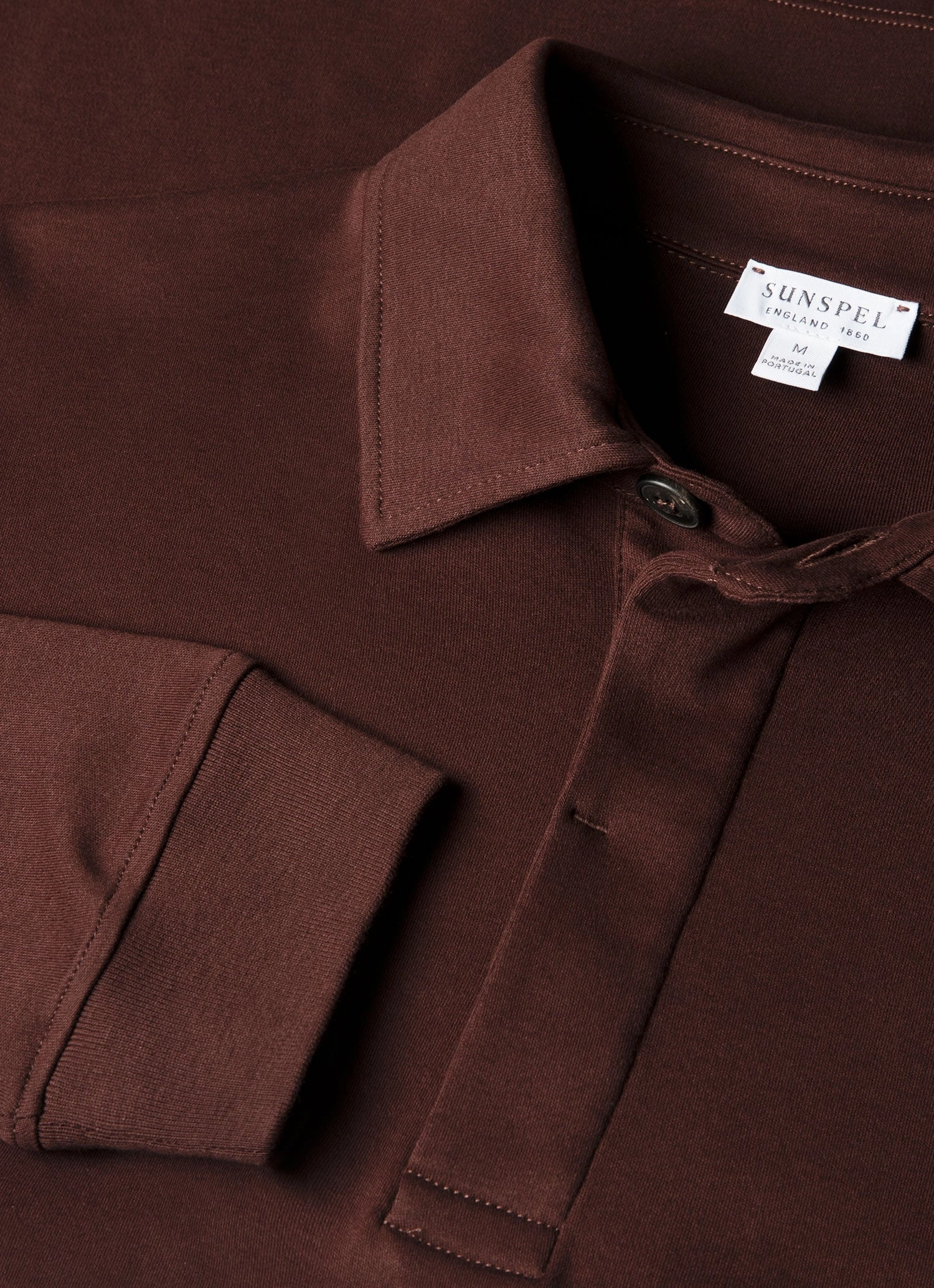 Active Fit Ventilated Side Panels Men's Heavyweight Rugby Polo Shirt in Bakelite