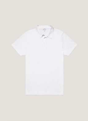 Comfy Layer Premium Shirt Men's Jersey Classic Polo Shirt in White