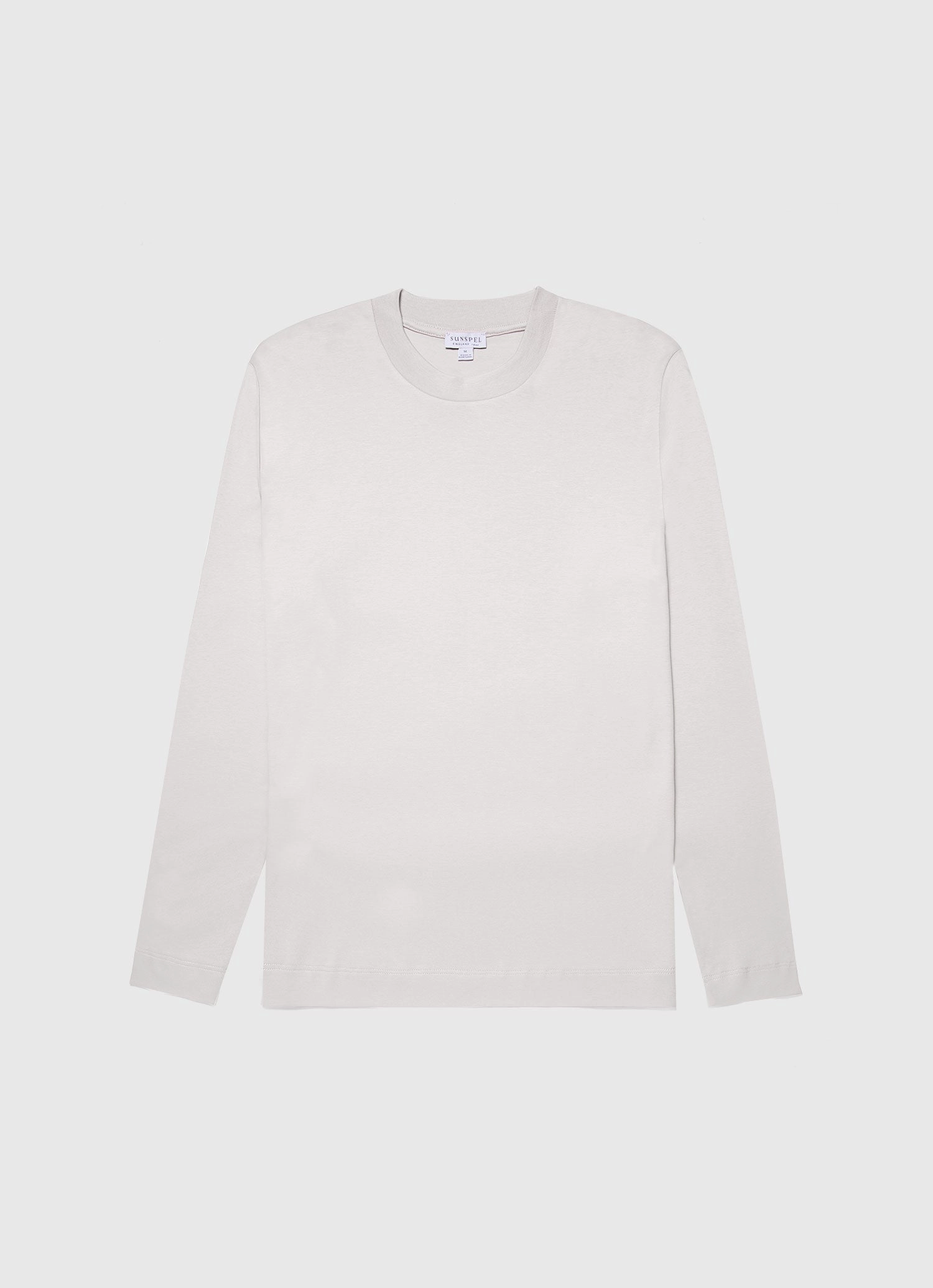 Ultra Soft Finish EcoConscious Processing Men's Long Sleeve Heavyweight T-shirt in Putty