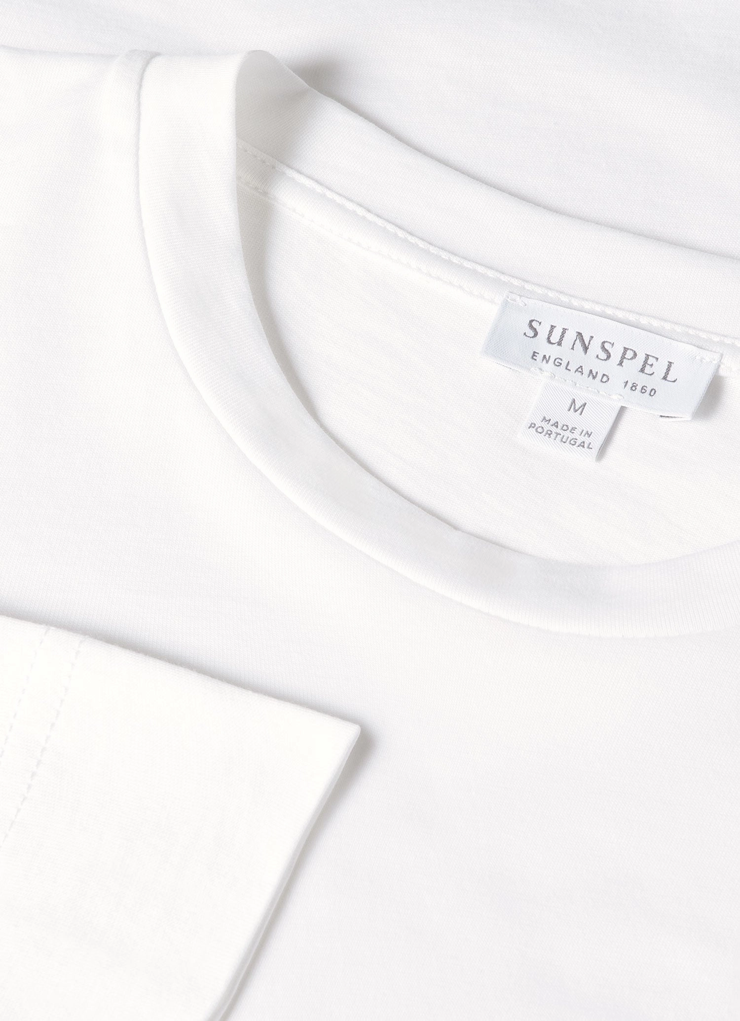 Men's Long Sleeve Riviera T-shirt in White Active Layering